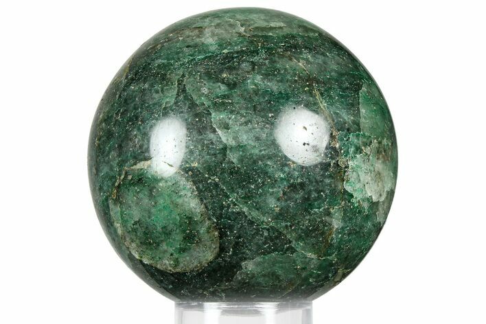 Polished Fuchsite Sphere - Madagascar #349746